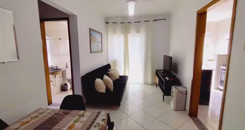 Apto 01 dorm, 50 m² de área útil, mobiliado e sacada gourmet com vista mar. bairro: aviação.