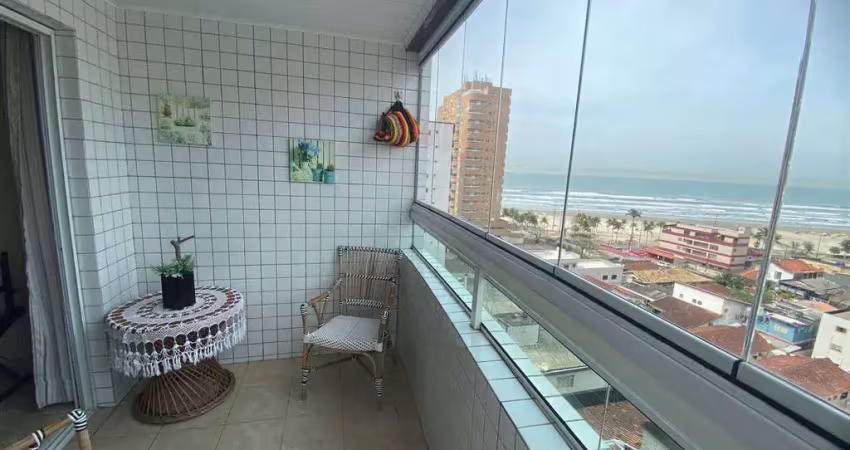 Apto de 1 dorm com vista mar, 42 m² de área útil, mobiliado.bairro: ocian.