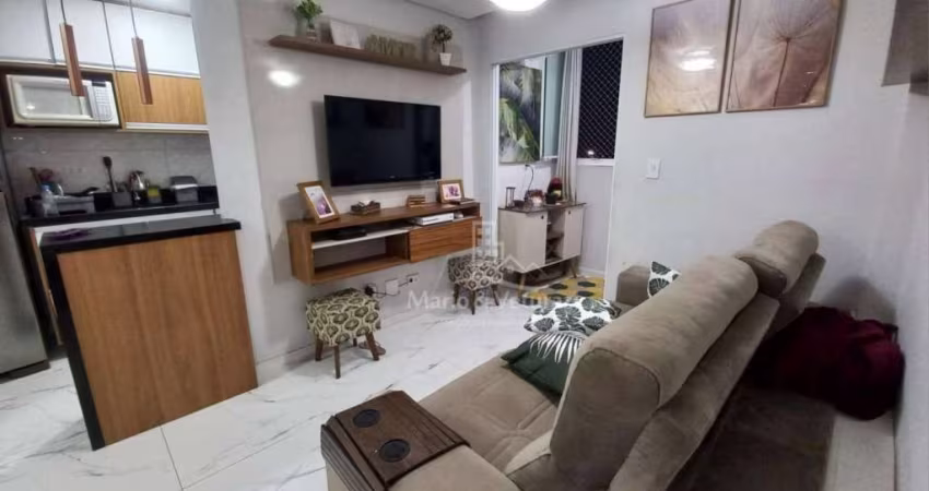Apartamento com 2 dormitórios à venda, 56 m² por R$ 335.000,00 - Jardim dos Pássaros - Guarujá/SP
