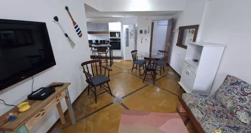 Apartamento com 1 dormitório para alugar, 54 m² por r$ 3.300,00/mês - tombo - guarujá/sp
