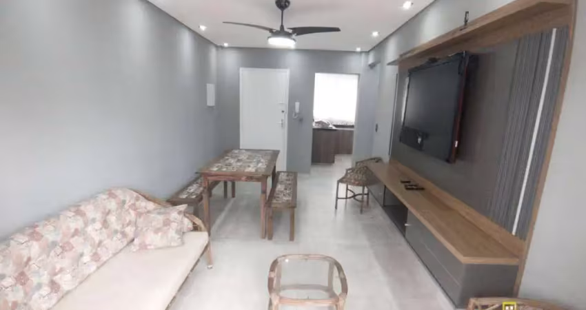 Apartamento mobiliado com 2 dormitórios à venda, 85 m² por r$ 420.000,00 - astúrias - guarujá/sp
