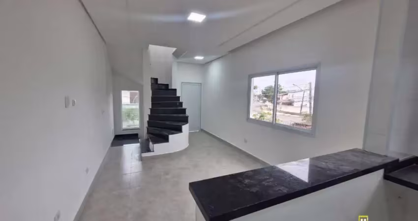 Casa sobreposta  duplex com 3 dormitórios à venda, 140 m² por r$ 620.000,00 - jardim helena maria - guarujá/sp