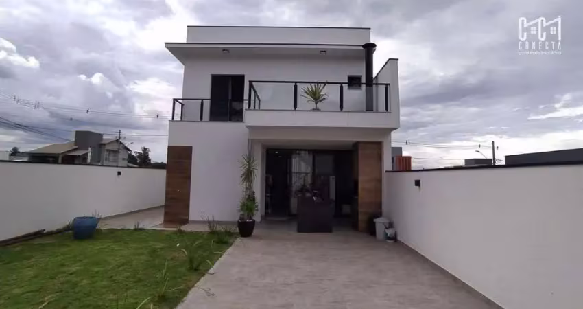 Casa Sobrado em Indaiatuba, Condomínio Piemonte com 3 suítes - 200 m²