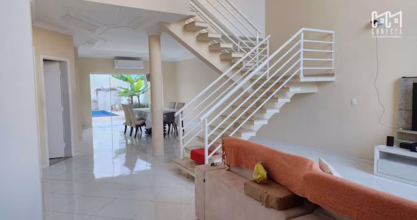 Casa Sobrado em Indaiatuba, Jardim Amstalden Residence com 3 suítes - 300 m²