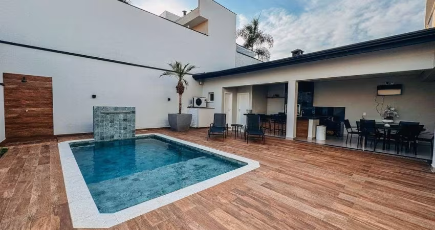 Casa Sobrado em Indaiatuba, Jardim Amstalden Residence com 4 suítes - 330 m²