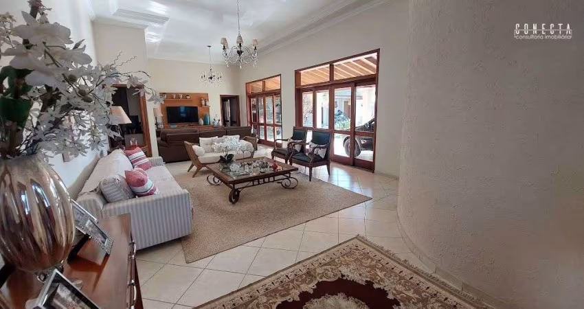Casa Térrea em Indaiatuba, Condomínio Portal dos Ipês com 3 suítes - 330 m²