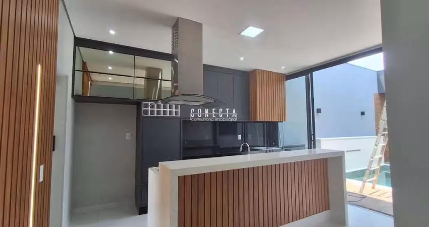 Casa Térrea em Indaiatuba, Condomínio Mantova- 3 quartos, 1 suíte - 140 m²