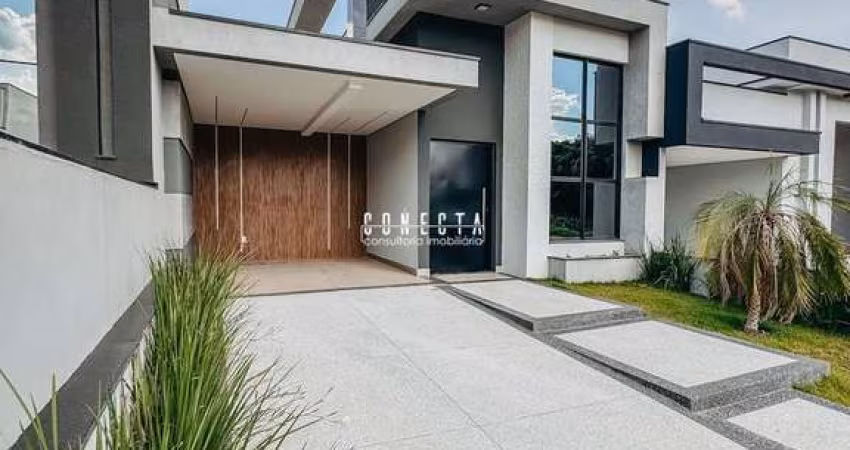 Casa Térrea em Indaiatuba, Condomínio Gran Reserve com 3 suítes - 140 m²