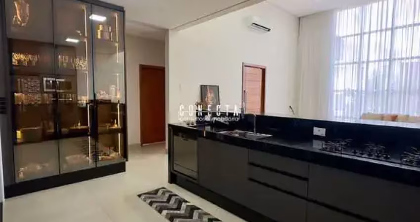 Casa térrea em indaiatuba, condomínio jardins di roma com 3 suítes - 182m²