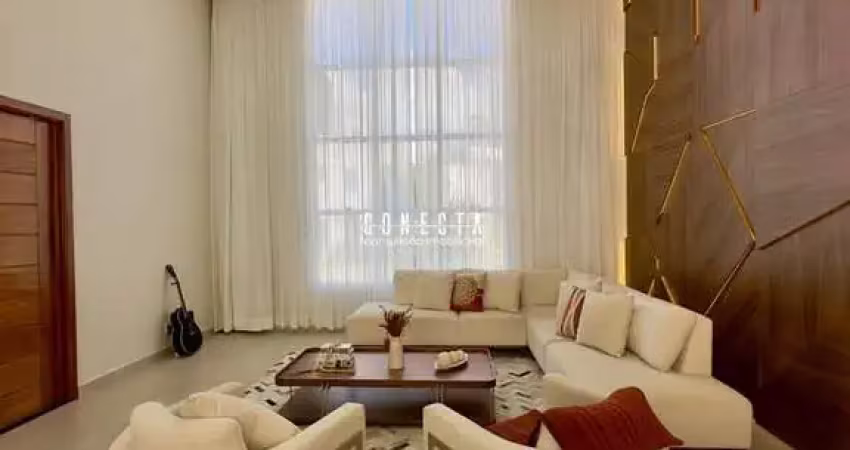 Casa Térrea em Indaiatuba, Condomínio Jardins Di Roma com 3 suítes - 182m²