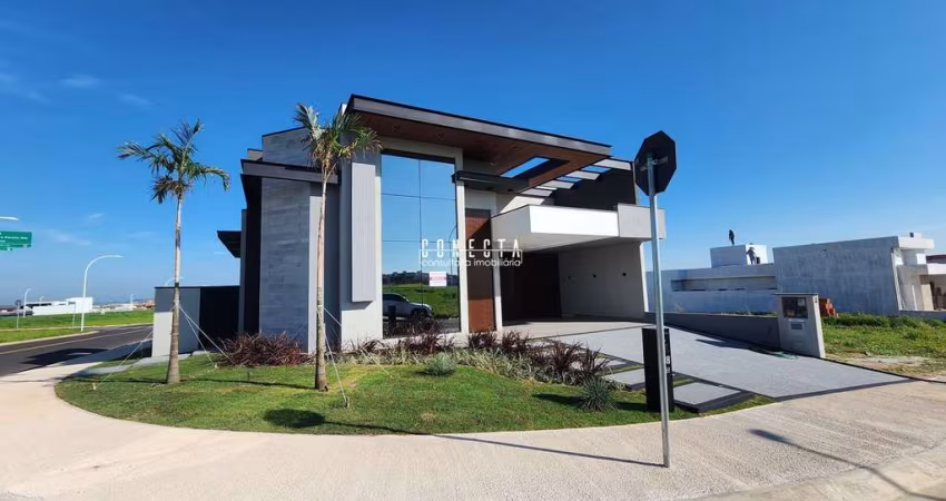 Casa Térrea em Indaiatuba, Condomínio Maria Cândida com 3 suítes - 220 m²