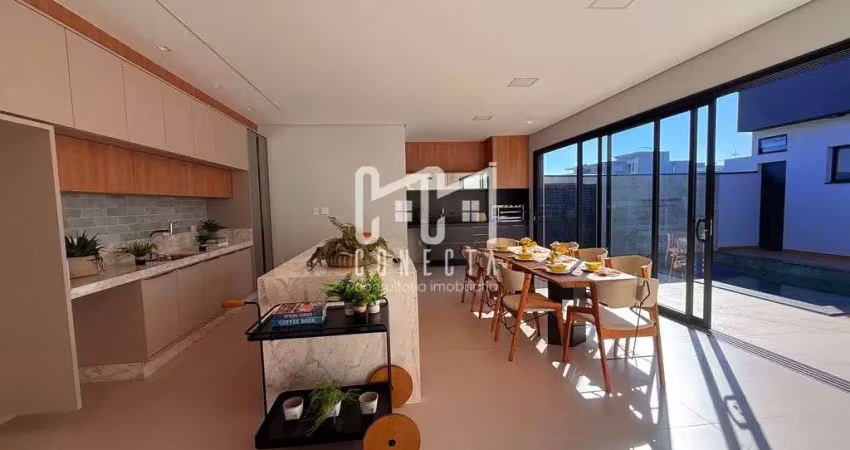 Casa térrea em indaiatuba, condomínio maria cândida com 3 suítes - 200 m²