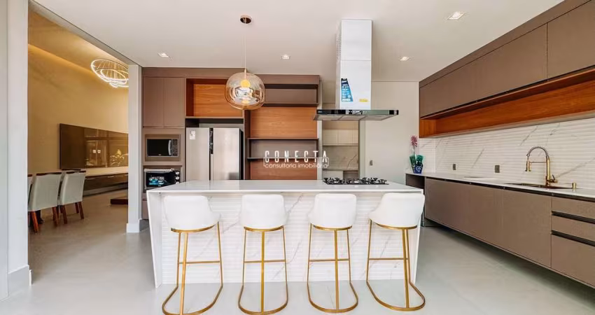 Casa Térrea em Indaiatuba, Residencial Evidências com 3 suítes 195 m²