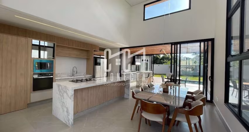 Casa Térrea Indaiatuba, Condomínio Jardim Park Vista Real com 3 suítes - 215 m²