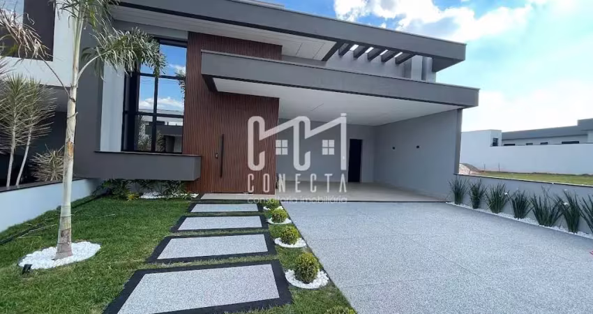 Casa térrea em indaiatuba, residencial evidências com 3 suítes 195 m²