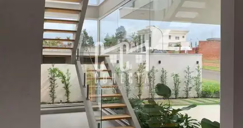 Casa sobrado em indaiatuba, condomínio london park com 3 suítes - 258 m²