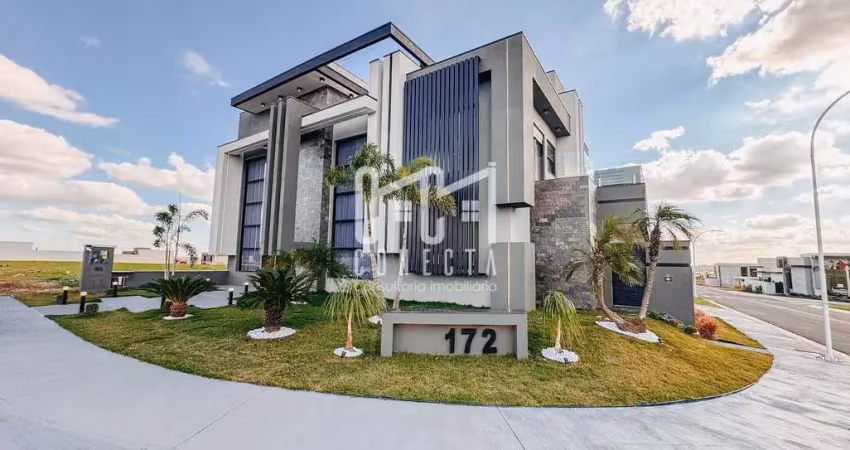 Sobrado em indaiatuba, condomínio maria cândida com 4 suítes - 340 m²