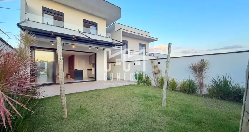 Sobrado em indaiatuba, condomínio gran reserve, 3 suítes, 164 m²