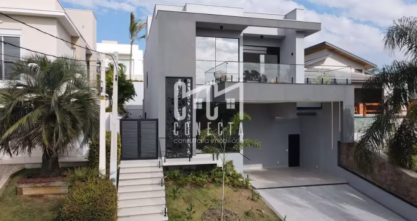 Casa sobrado em indaiatuba, terra magna com 3 suítes - 271 m²