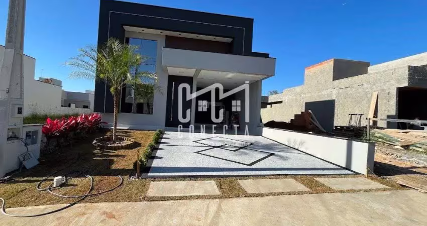 Casa em indaiatuba, condomínio gran reserve com 3 suítes - 136 m²