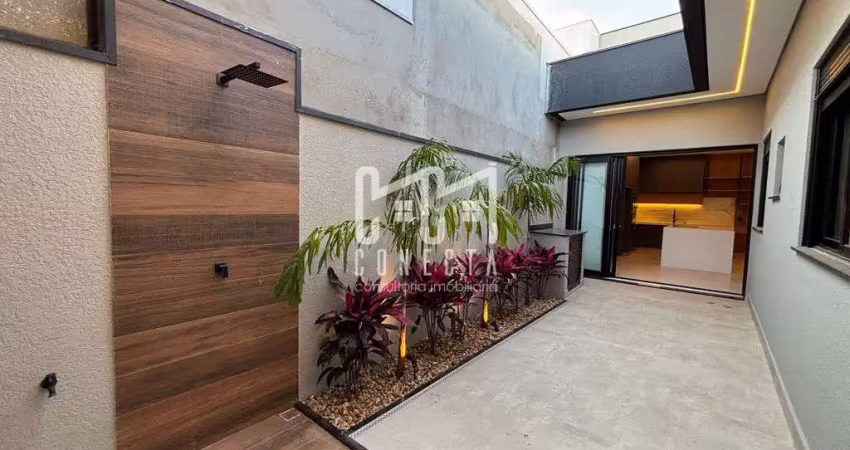 Casa em indaiatuba, condomínio gran reserve com 3 suítes - 132 m²