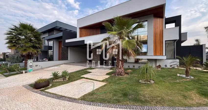 Casa térrea em indaiatuba, condomínio maria josé com 3 suítes - 226 m²