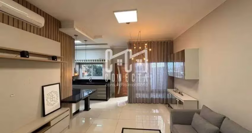 Casa térrea, condomínio montreal com 3 dorms, sendo 1 suíte - 105 m²