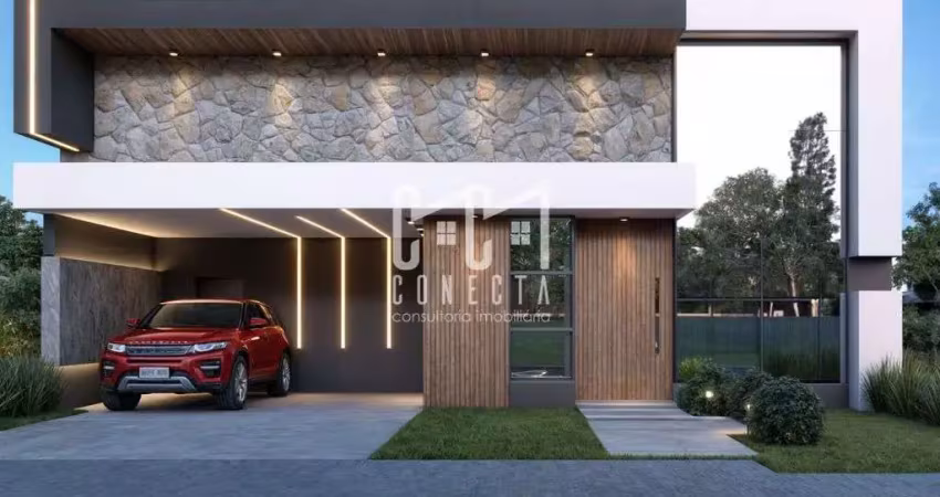 Casa térrea em indaiatuba, condomínio maria cândida com 3 suítes - 198 m²