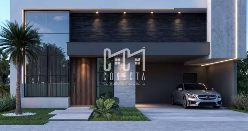 Casa térrea em indaiatuba, condomínio maria cândida com 3 suítes - 198 m²