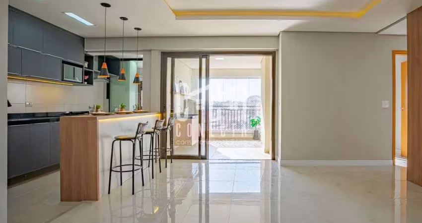Apartamento em indaiatuba, condomínio the park view com 3 quartos - 104 m²