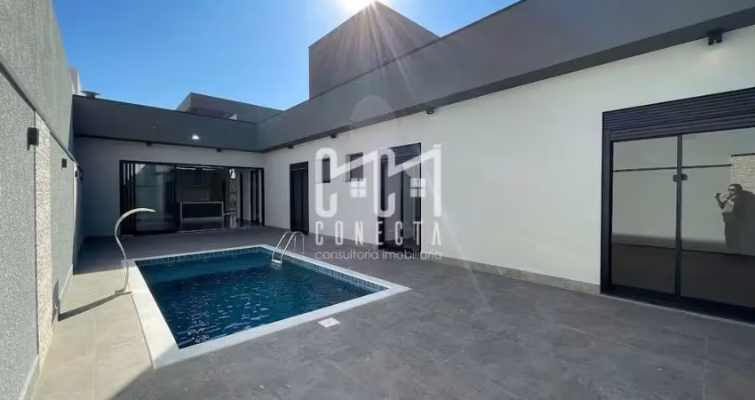 Casa térrea em indaiatuba, condomínio piemonte com 3 suítes - 210 m²