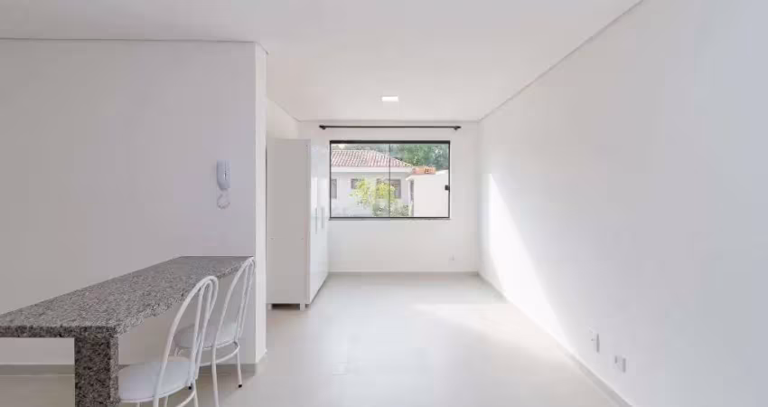 Studio com 1 dormitório para alugar, 27 m² por r$ 1.750,00 + taxas/mês - boa vista - curitiba/pr