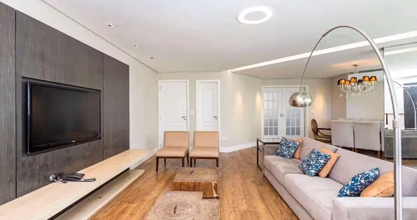 Apartamento com 3 dormitórios para alugar, 128 m² por r$ 6.490/mês - cabral - curitiba/pr