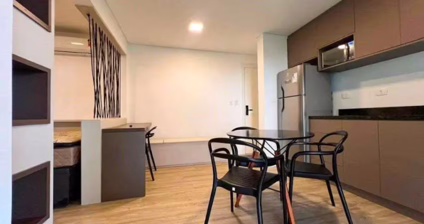 Studio com 1 dormitório à venda, 24 m² por r$ 380.000,00 - água verde - curitiba/pr