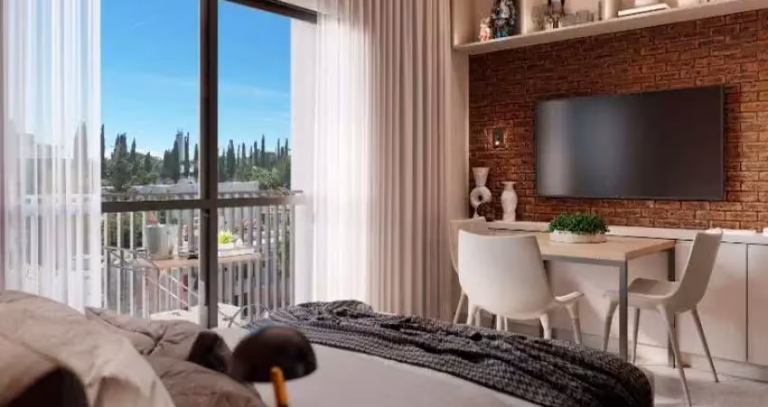 Apartamento com 1 dormitório à venda, 34 m² por r$ 495.000,00 - alto da glória - curitiba/pr