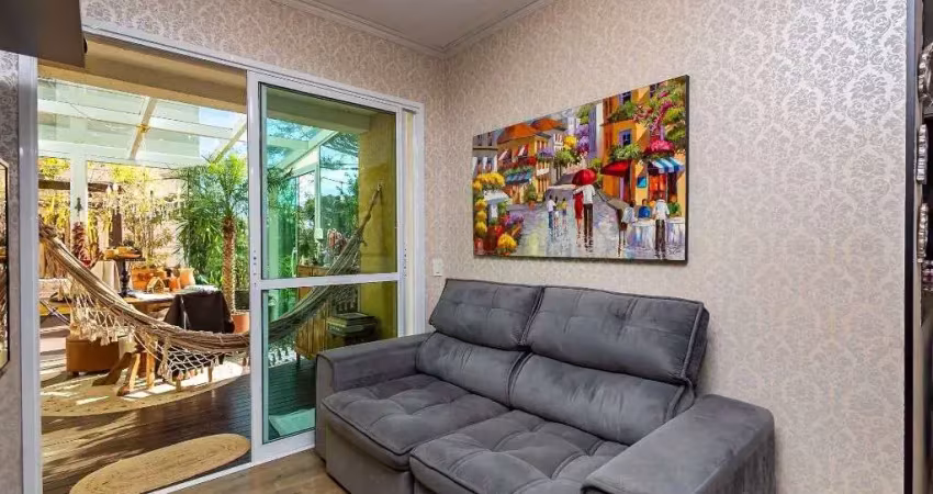 Apartamento garden com 2 dormitórios à venda, 120 m² por r$ 735.000,00 - bacacheri - curitiba/pr