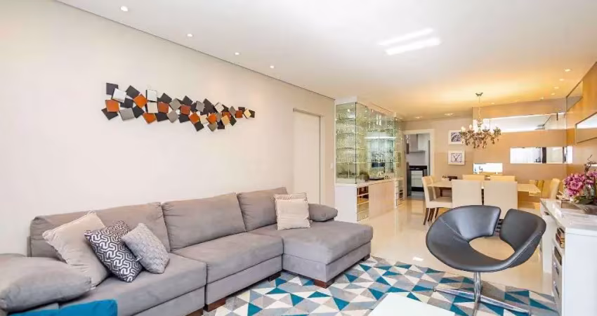 Apartamento mobiliado com 3 dormitórios à venda, 129 m² por r$ 1.700.000 - água verde - curitiba/pr