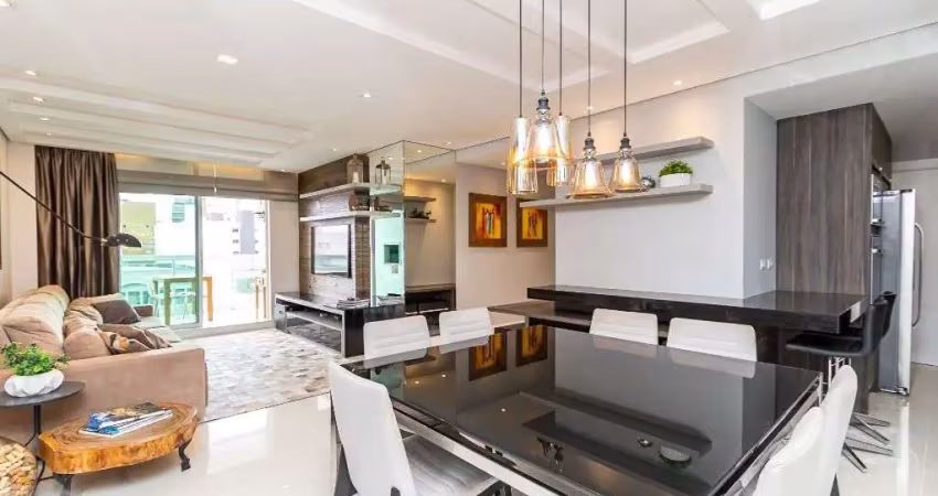 Apartamento mobiliado com 3 dormitórios à venda, 127 m² por r$ 1.700.000 - centro cívico - curitiba/pr
