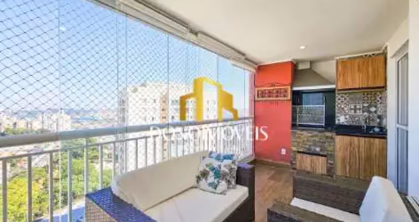 Apartamento à venda 3 quartos 1 suíte vila valparaíso santo andré 890.000,00