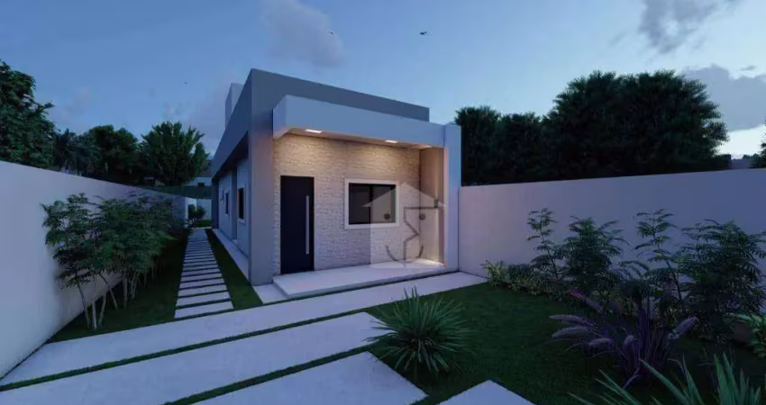 Casa com 2 dormitórios à venda, 72 m² por r$ 410.000,00 - condado de maricá - maricá/rj