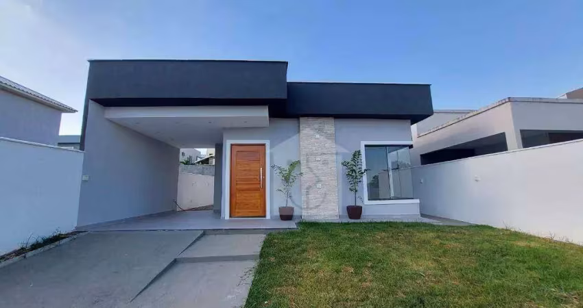 Casa com 2 dormitórios à venda, 79 m² por r$ 420.000,00 - pindobas - maricá/rj