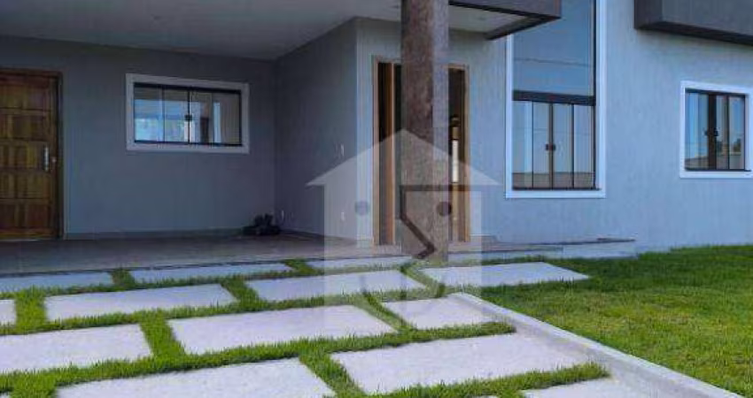 Casa com 3 dormitórios à venda, 112 m² por R$ 490.000 - Jacaroá - Maricá/RJ