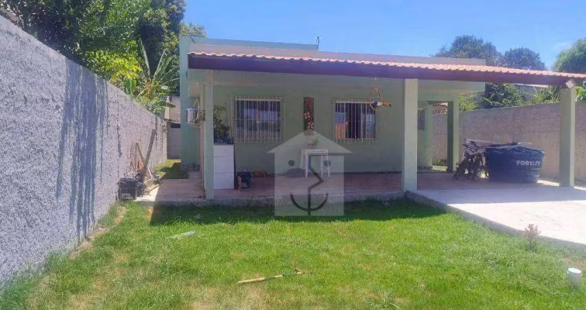 Casa com 3 dormitórios à venda, 121 m² por r$ 450.000 - jacaroá - maricá/rj