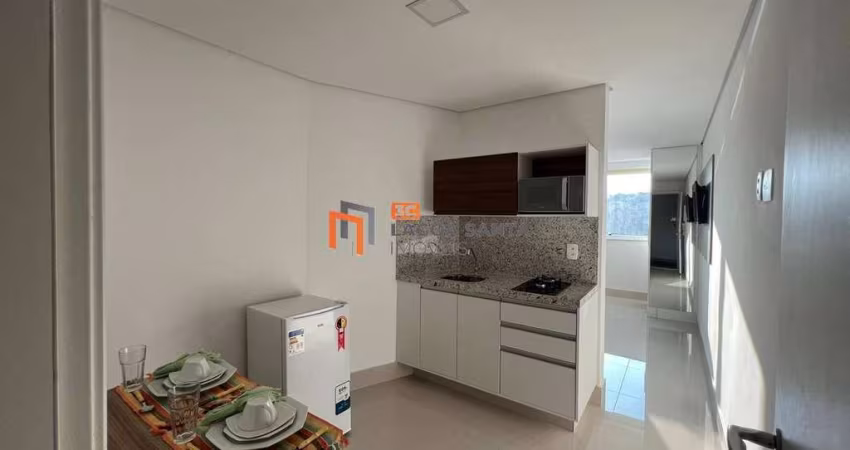 FLAT MOBILIADO NO LAGUNA MALL Á 550M DA ORLA DA LAGOA CENTRAL