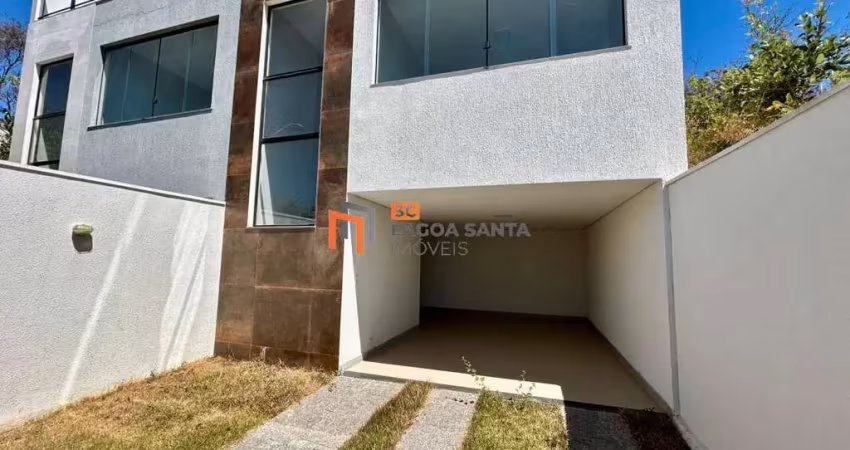 Casa com 03 quartos e  terraço no bairro portal do sol - lagoa santa