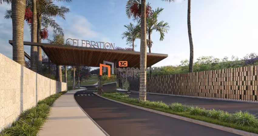 Lançamento - celebration residendecial fechado com lotes a partir de 360 m²
