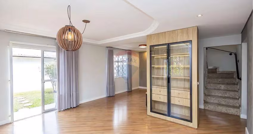 Sobrado para locação no bairro cidade industrial, com 150m², 3 quartos, sendo 1 suíte, e 2 vagas de garagem por r$ 3.800,00/mês, curitiba/pr