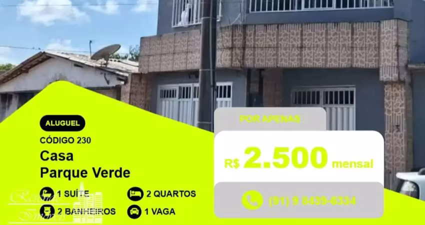 Casa com 2 quartos para alugar no Parque Verde, Belém 