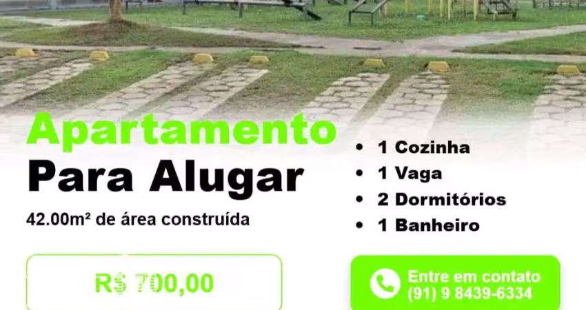 Apartamento com 2 quartos para alugar no Águas Brancas, Ananindeua 