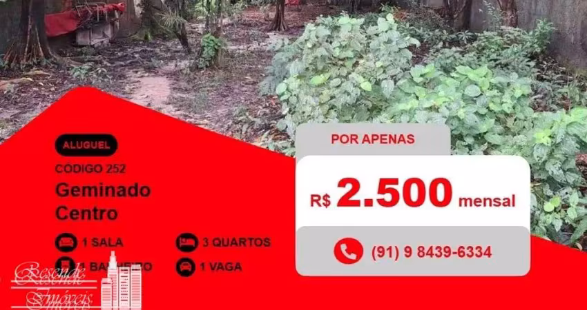 Casa com 3 quartos para alugar no Centro, Santa Bárbara do Pará 